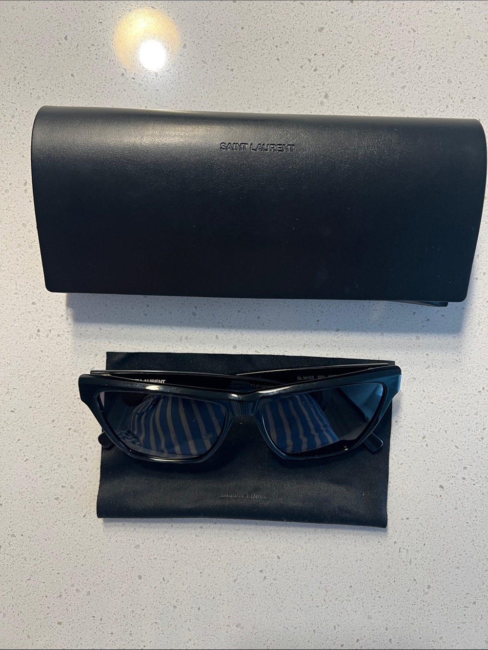 Saint Laurent Black Sunglasses